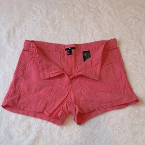 H&M • Linen Shirts • Coral • Size 8